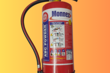 a Fire extinguisher brand name MONNEX